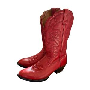 Ariat Red Western Cowgirl Boots Women’s Size 7